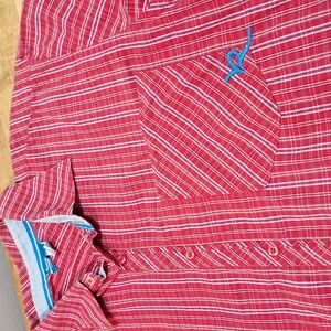 Vintage Rocawear Plaid‎ Red Shortsleeve Button up XL y2k Skater Rap